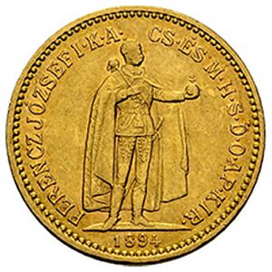 10 Kronen Gold Franz Joseph Ungarn NP